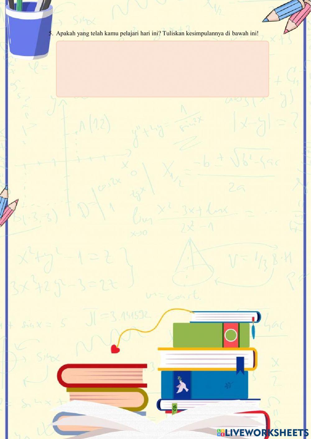 LKPD Tema 1 Subtema 1 PB 3-Kelas 6