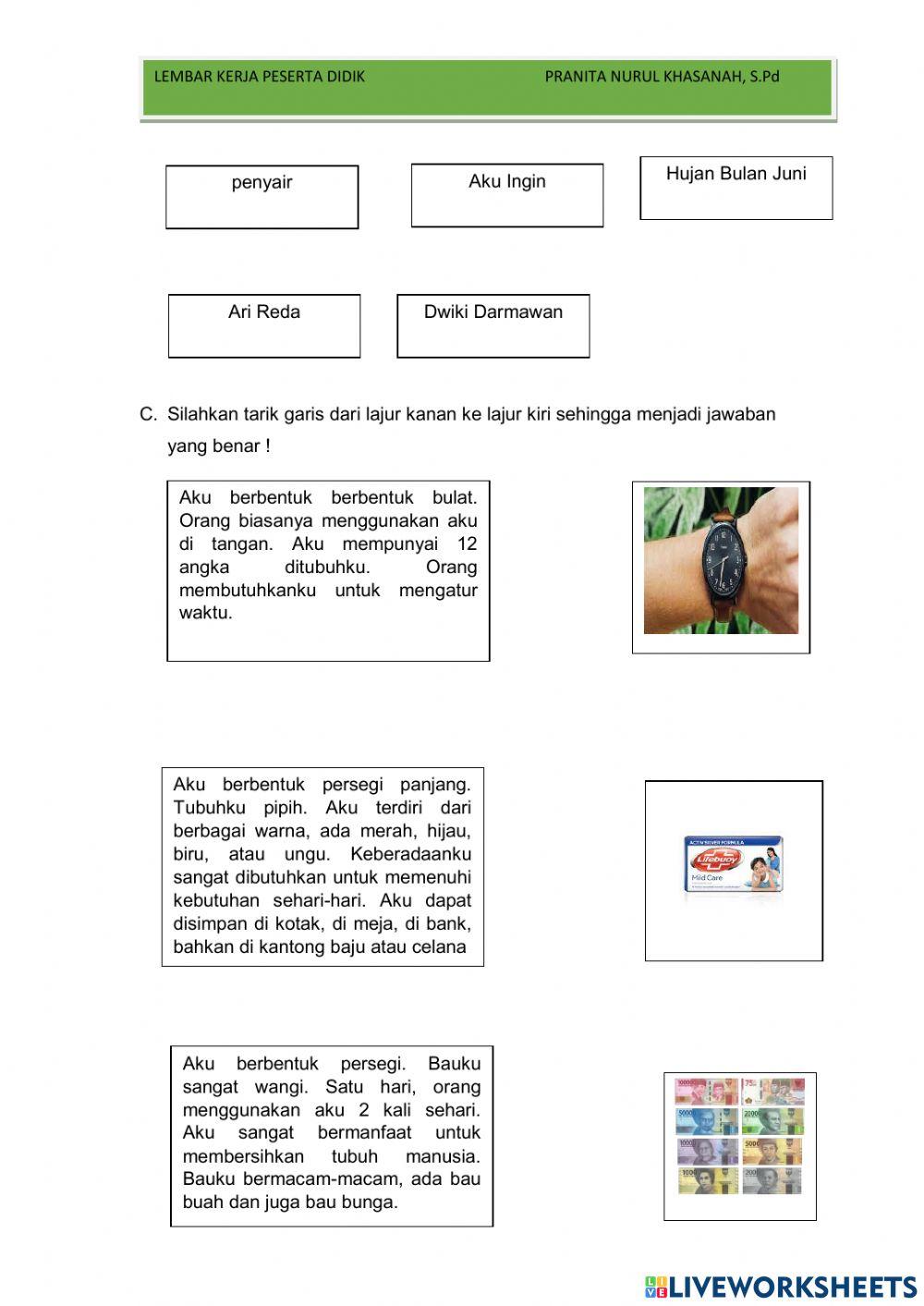 LKPD 3.2 Struktur dan Kebahasaan Teks Deskripsi