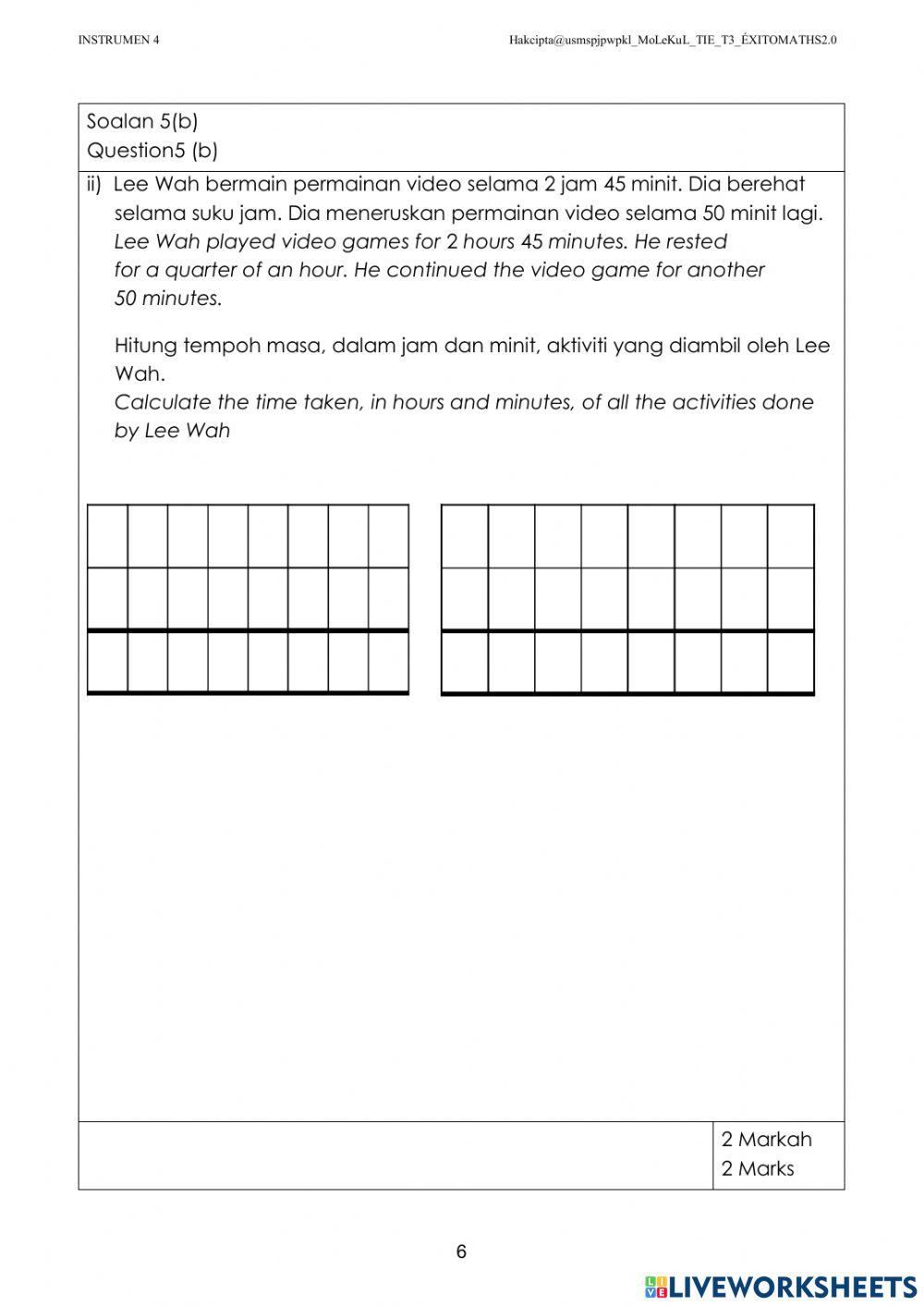 TIE math t3 ins4 part 2