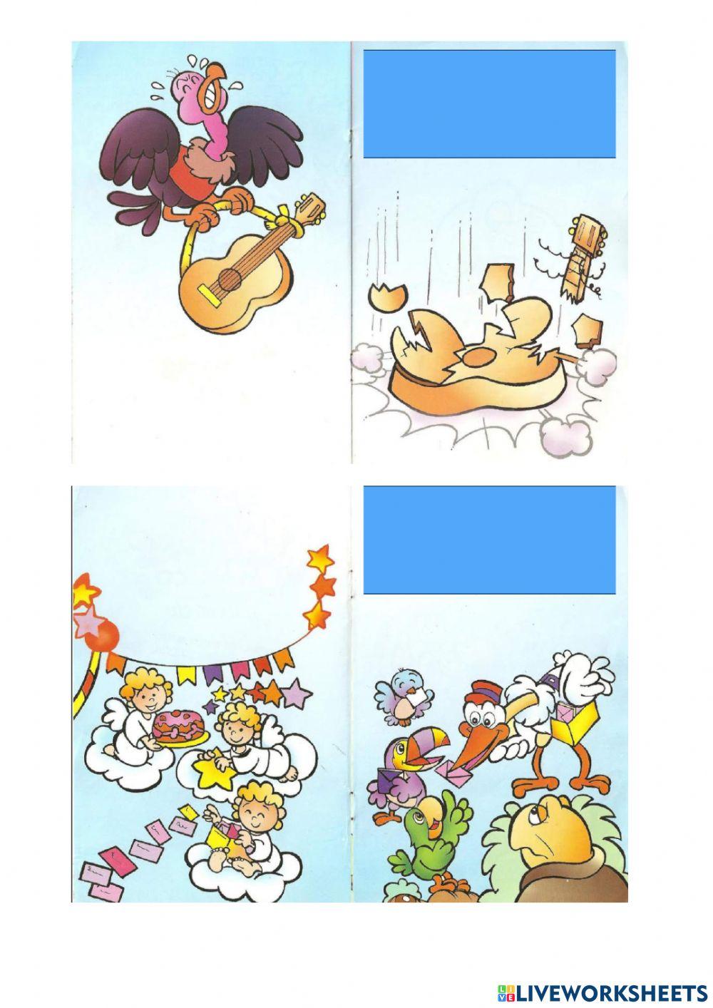 Atividade história festa no céu