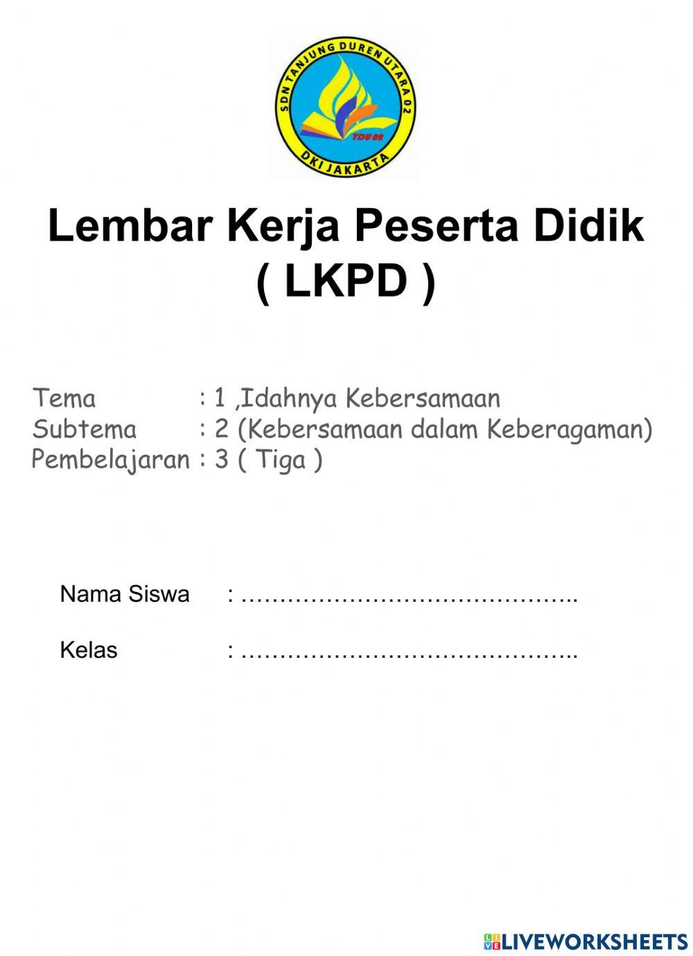 Lkpd kelas 4
