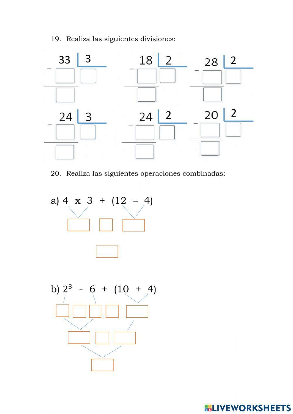 Matemáticas Test