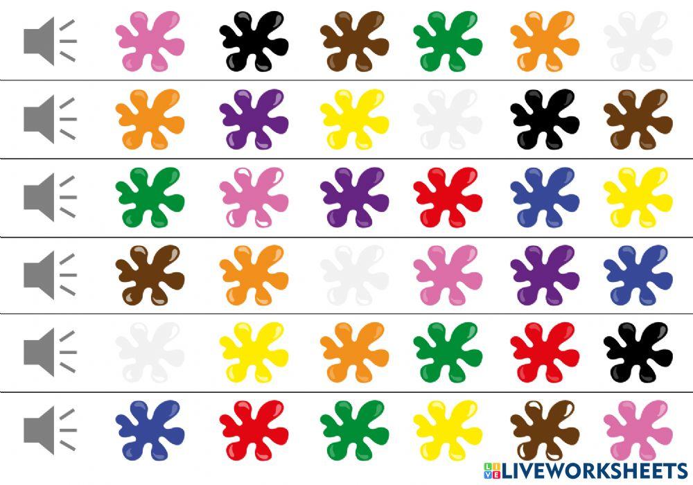 Colores en inglés parte 2 Kinder