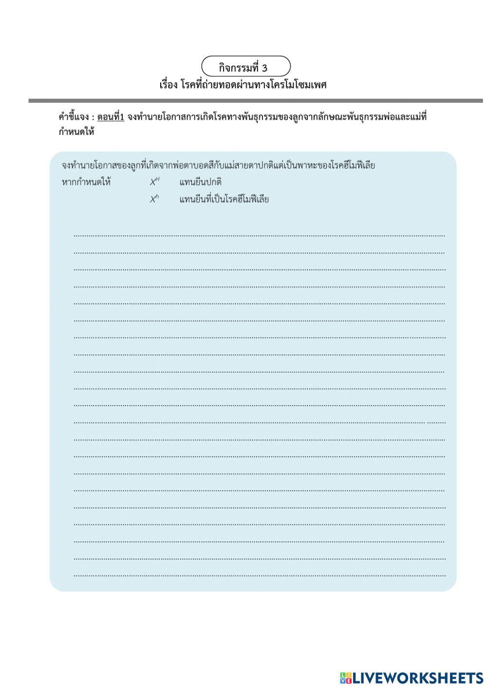 กิจกรรมที่ 3