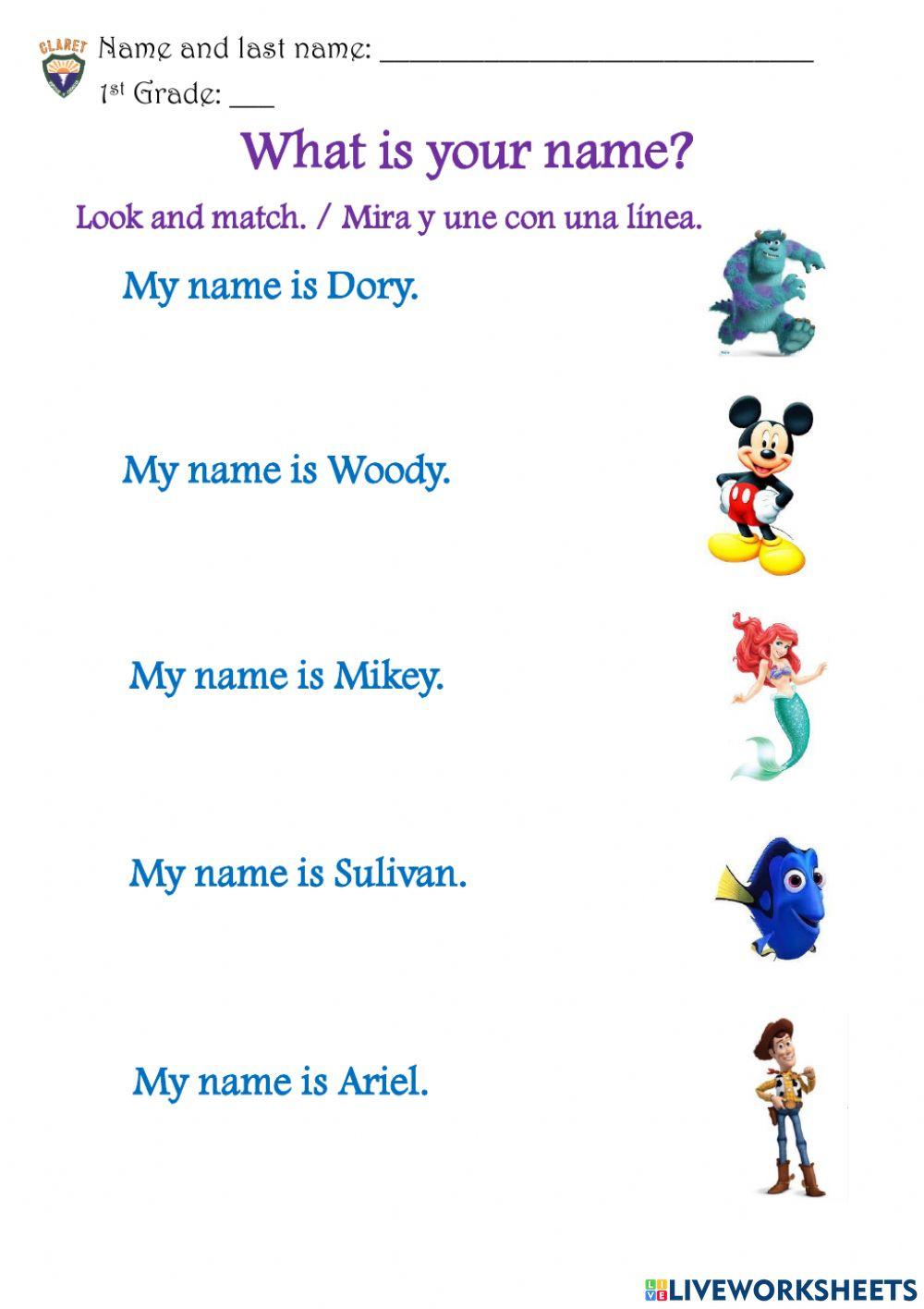 Review What is your name?