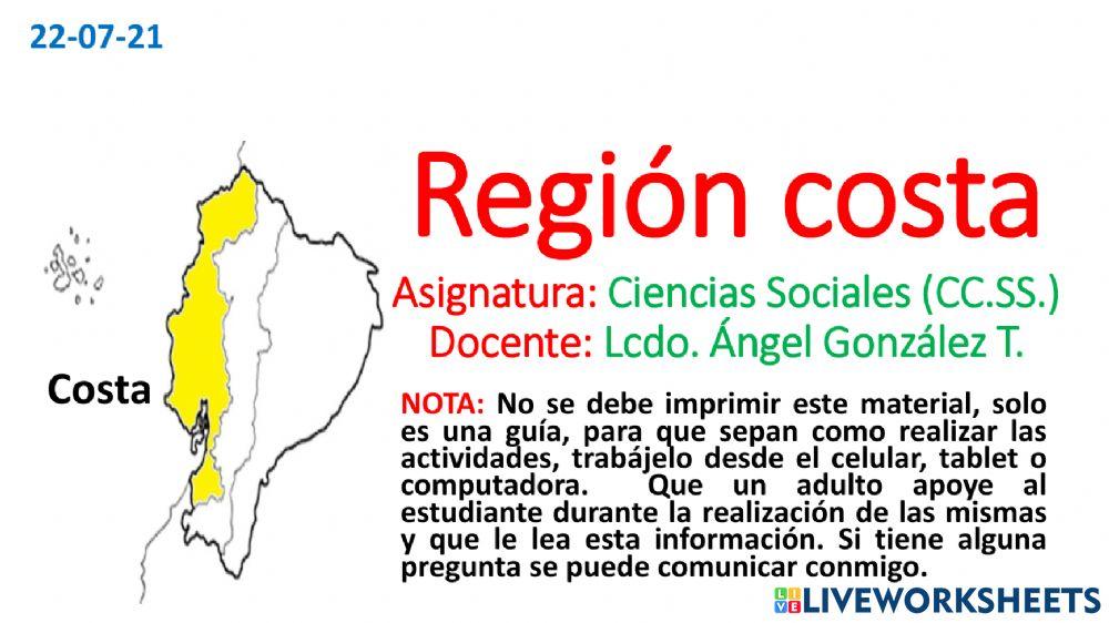 Región Costa