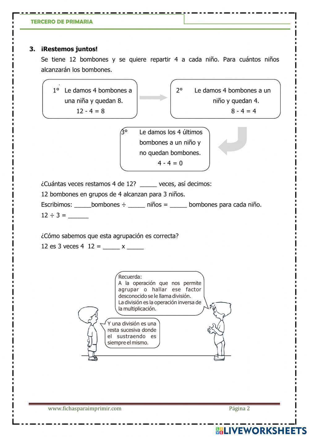 Iniciación a la división