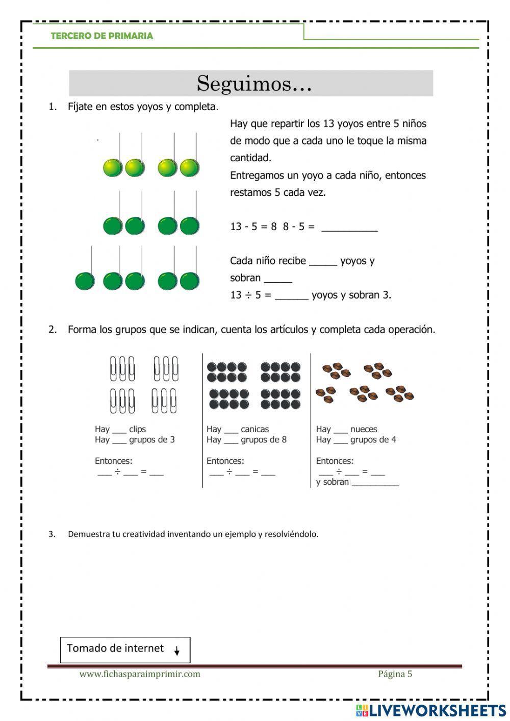Iniciación a la división
