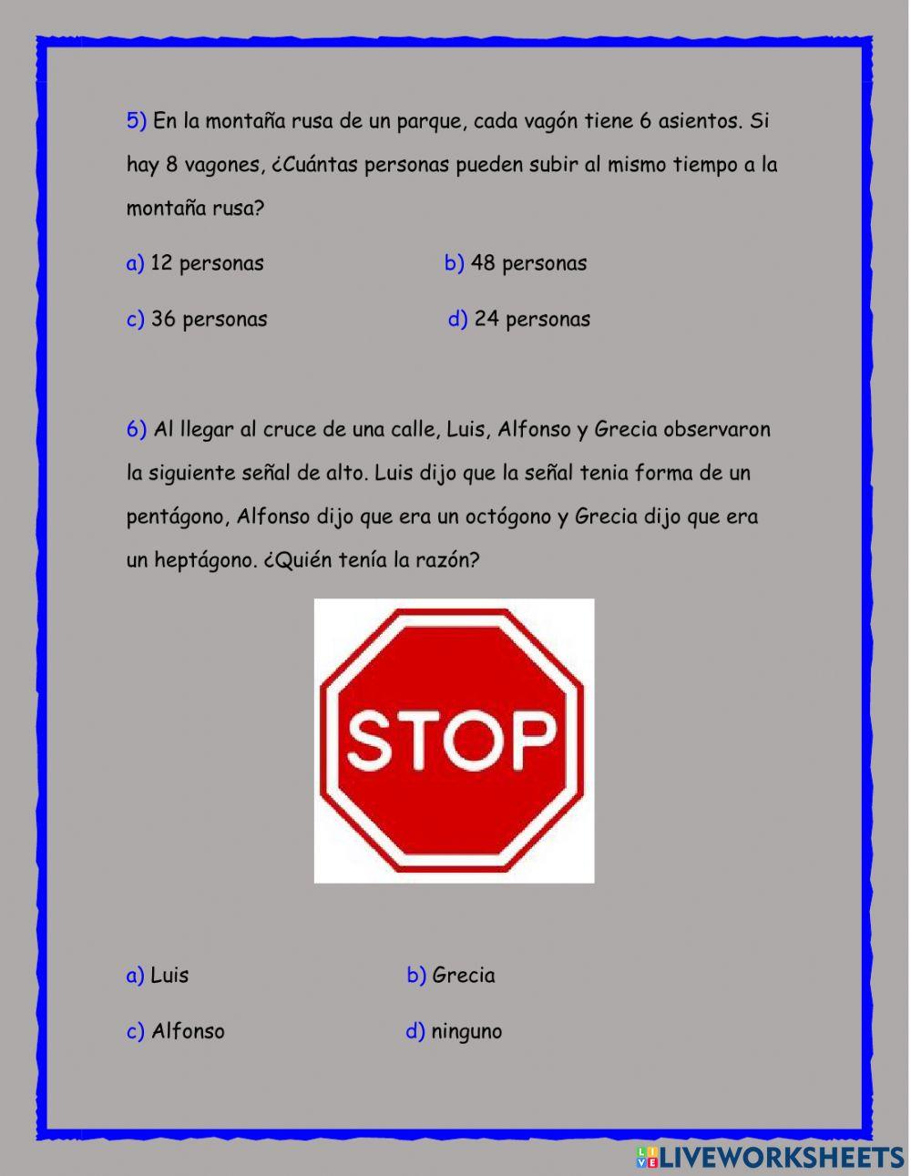 Evaluacion bimestral matematicas tercer grado