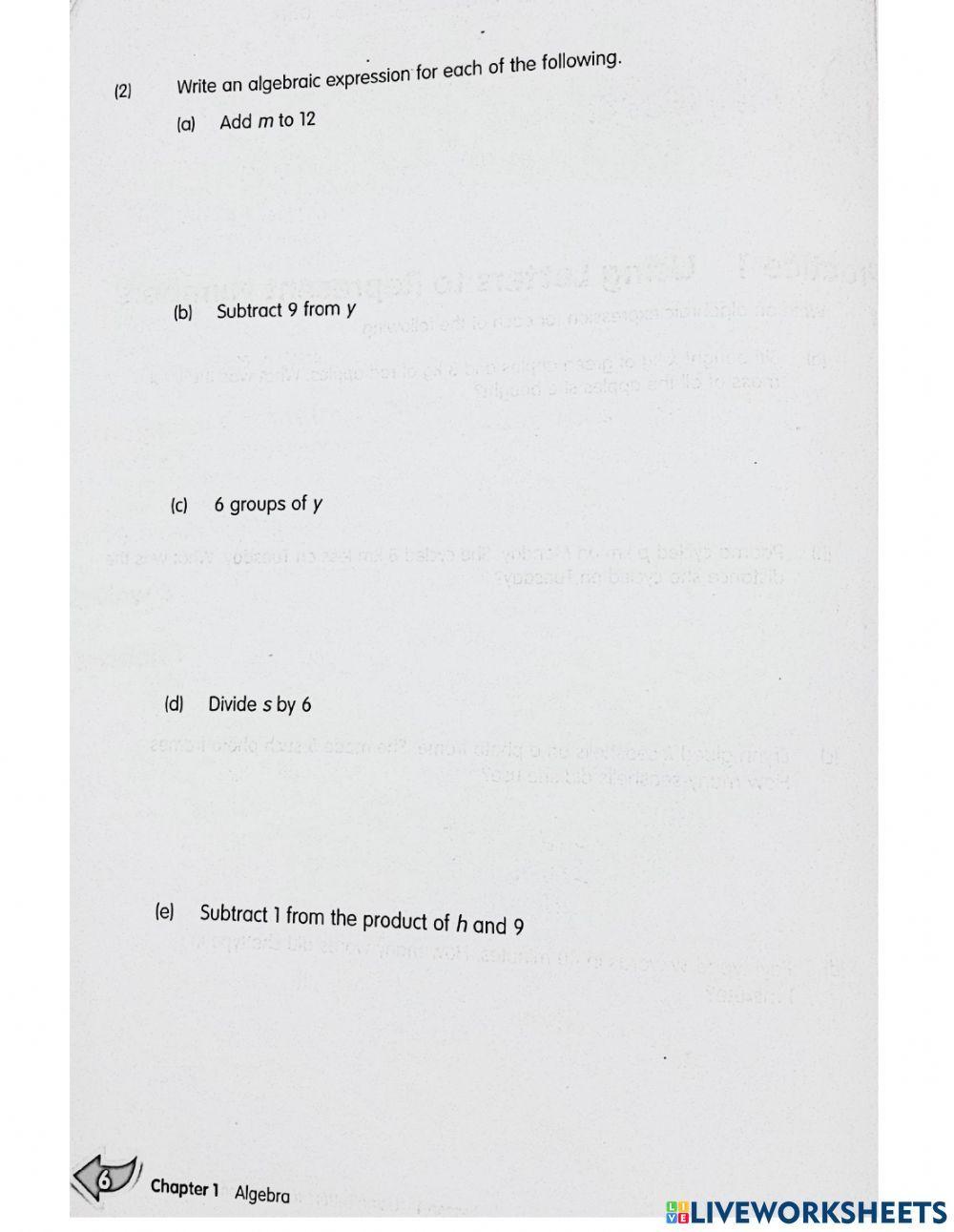 1189807 using letters to represent numbers herlina