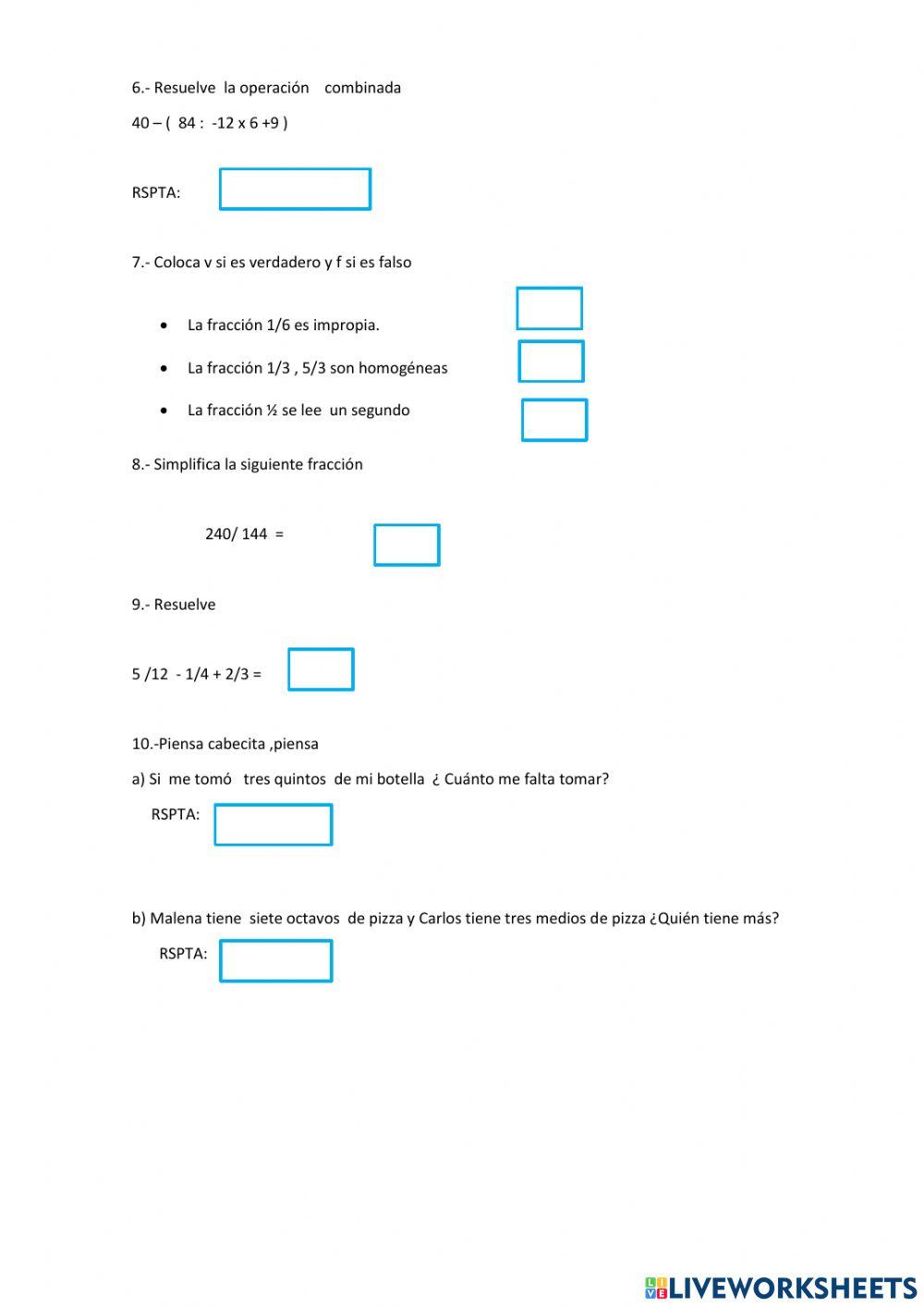 Nsa bimestral matemática