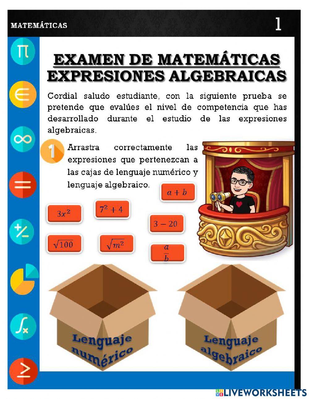 Expresiones Algebraicas
