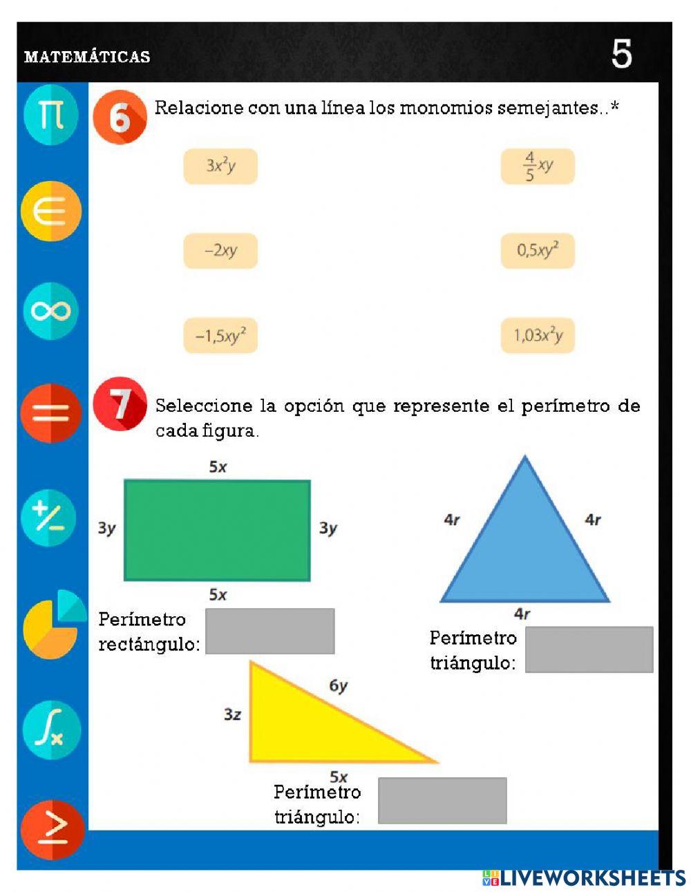 Expresiones Algebraicas