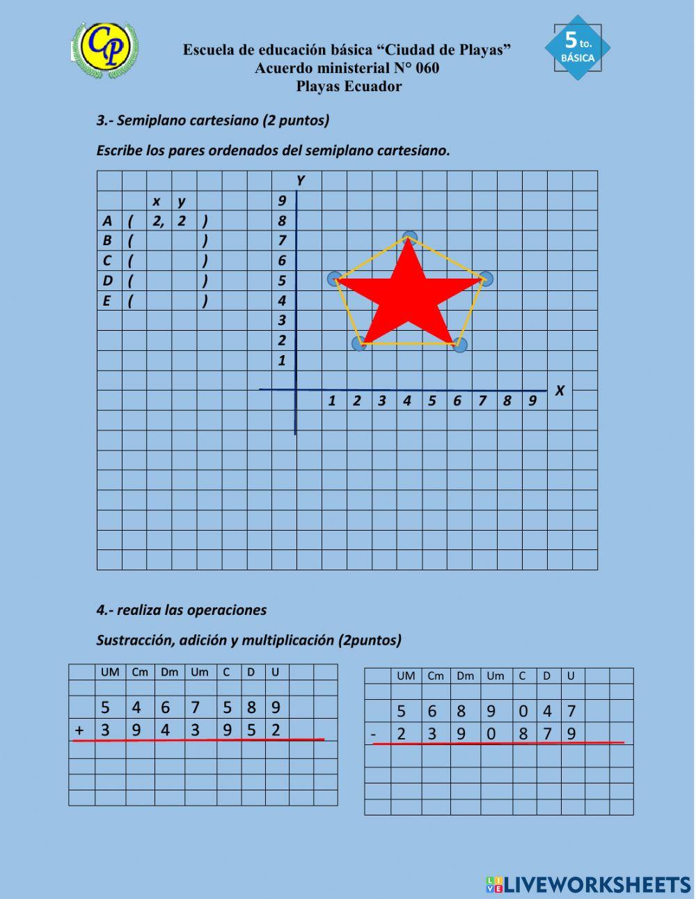 Evaluación Primer parcial