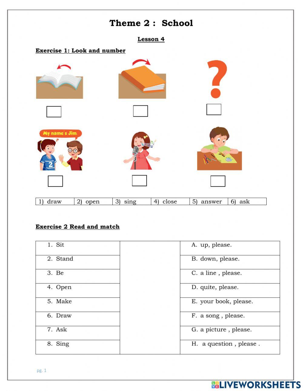 Smart Start - Grade 3 - Theme 2 - Lesson 4, 5, 6