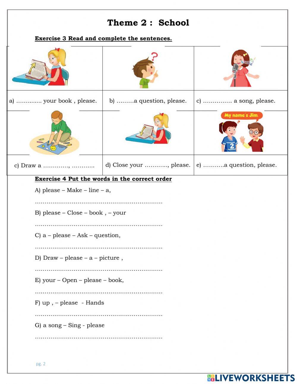 Smart Start - Grade 3 - Theme 2 - Lesson 4, 5, 6