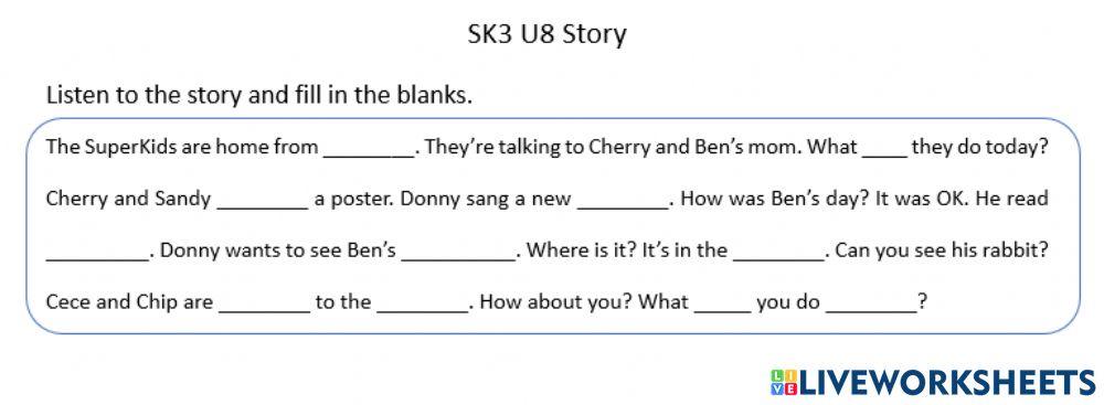 SK3 U8 Story