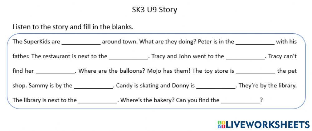 SK3 U9 Story