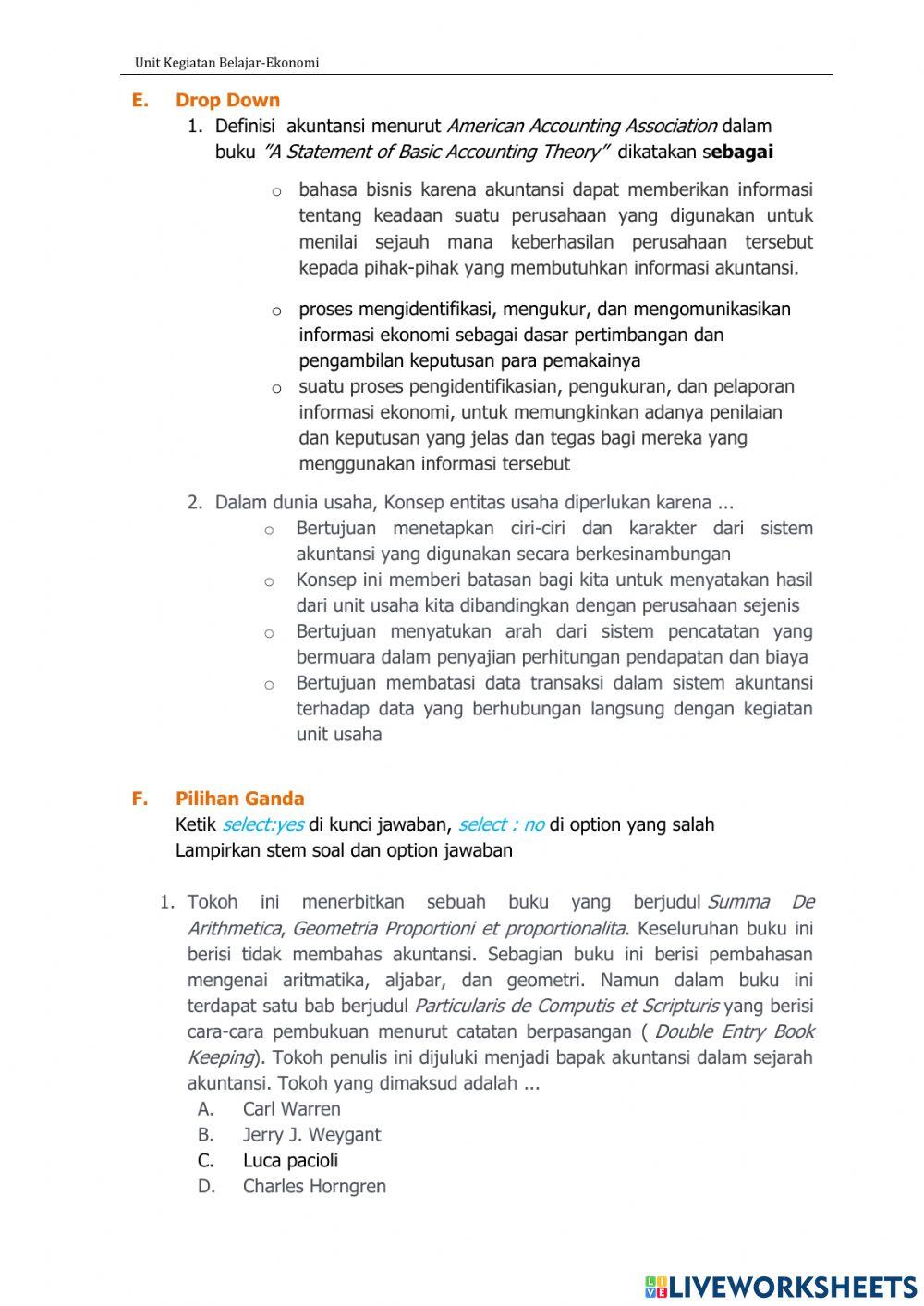 Akuntansi Sebagai Sistem Informasi