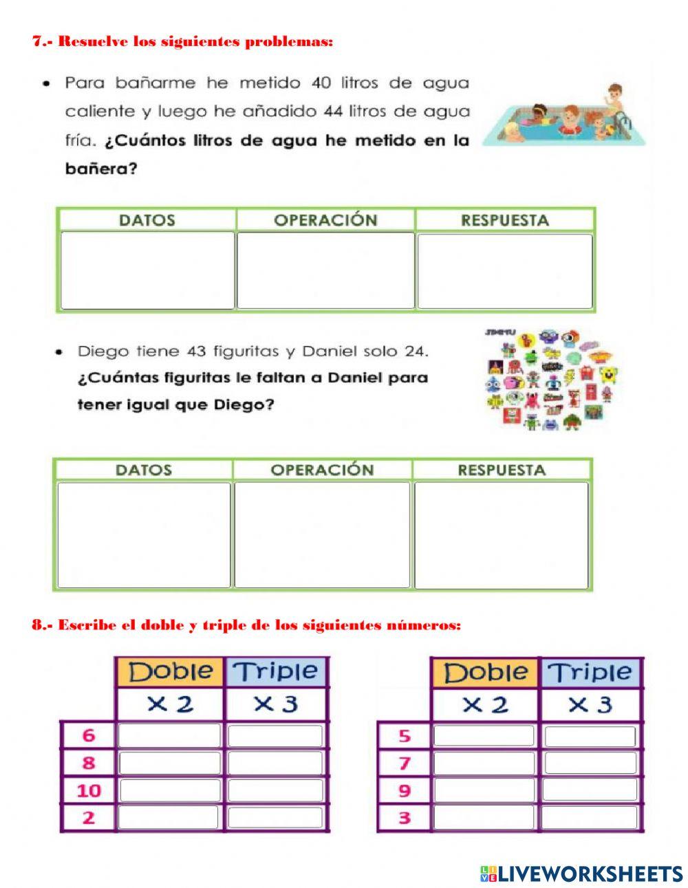 Evaluacion de matematica