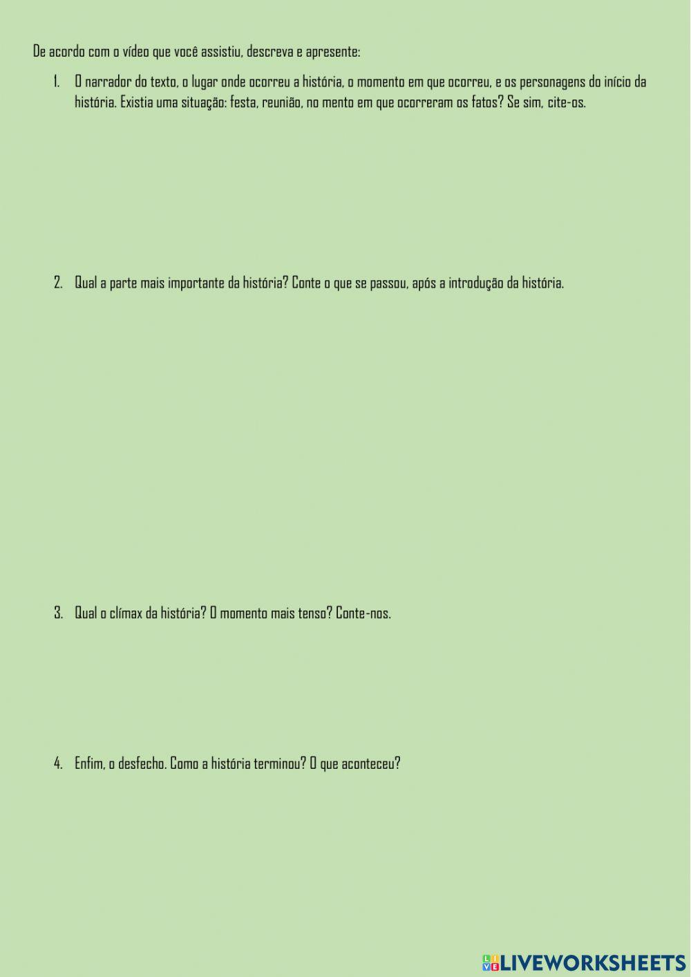 MEMÓRIAS - entrevista