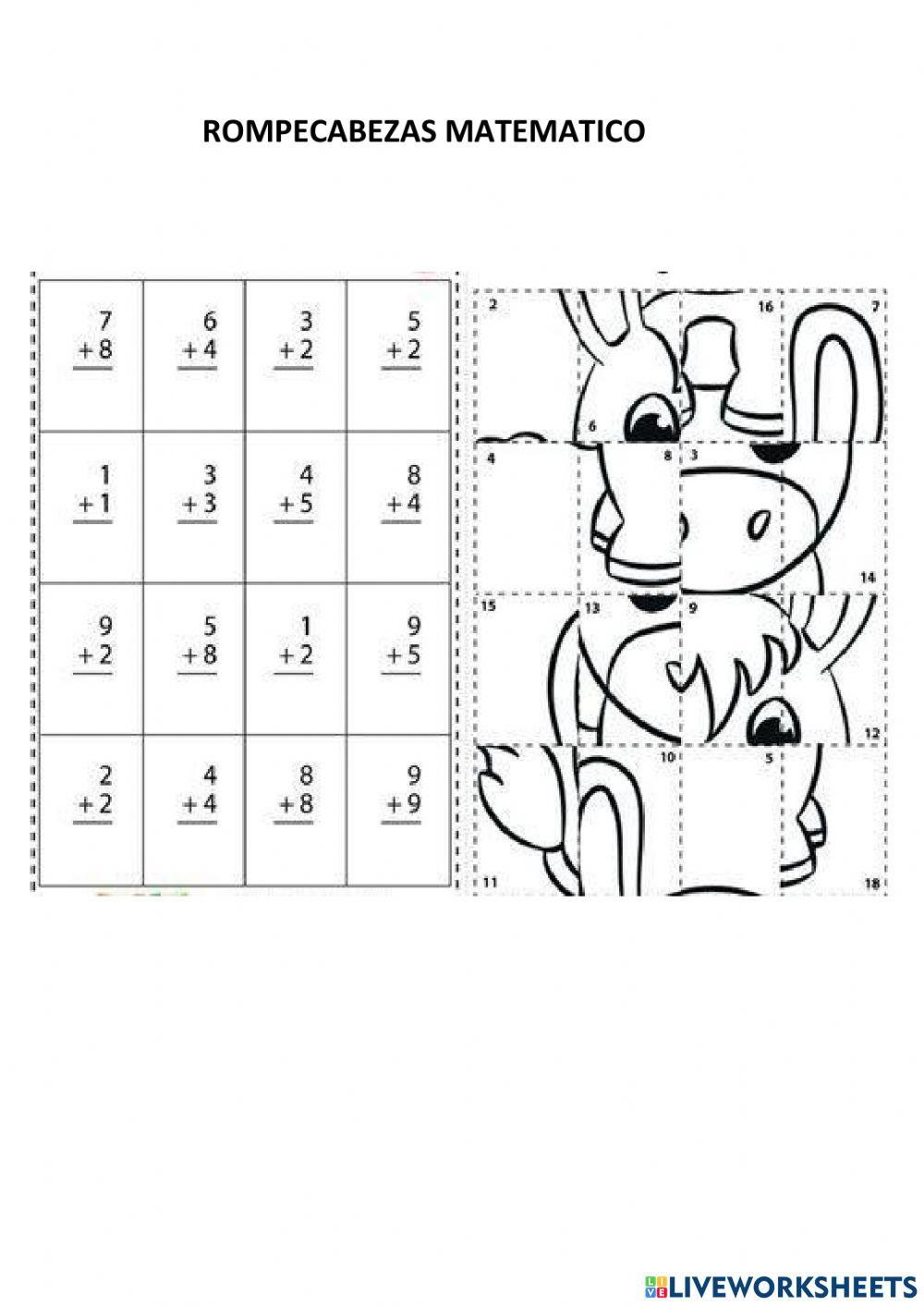 Rompecabezas matematico