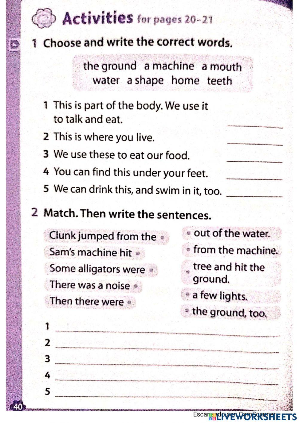 A Machine for the Future, pages 20 and 21