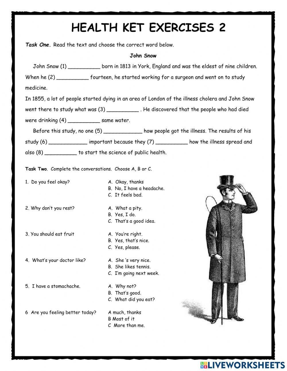 KET Health Exercises 2