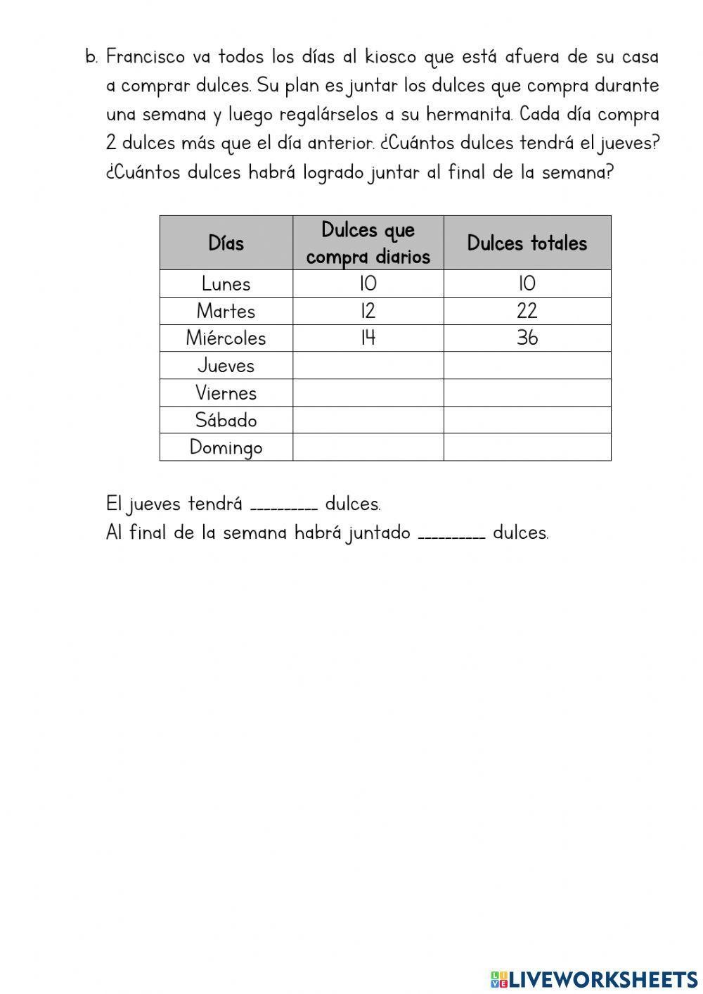Patrones Y Secuencias Interactive Worksheet Live Worksheets NBKomputer patrones-y-secuencias-interactive-worksheet-live-worksheets-nbkomputer