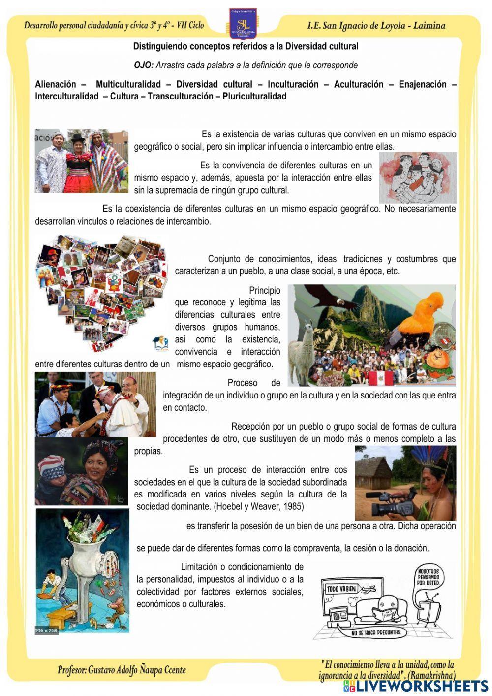 Términos relacionados con diversidad cultural