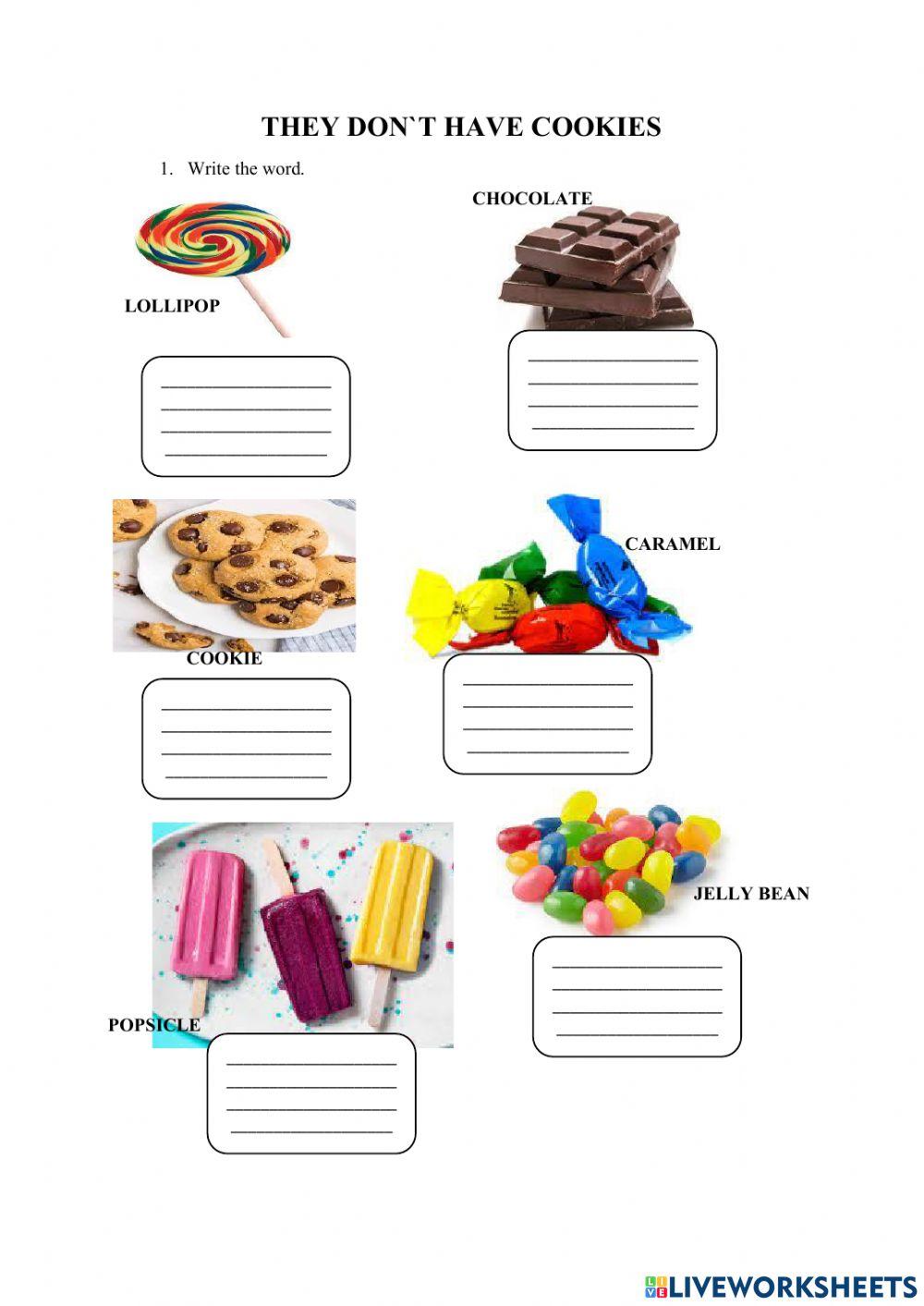 They don-t have cookies