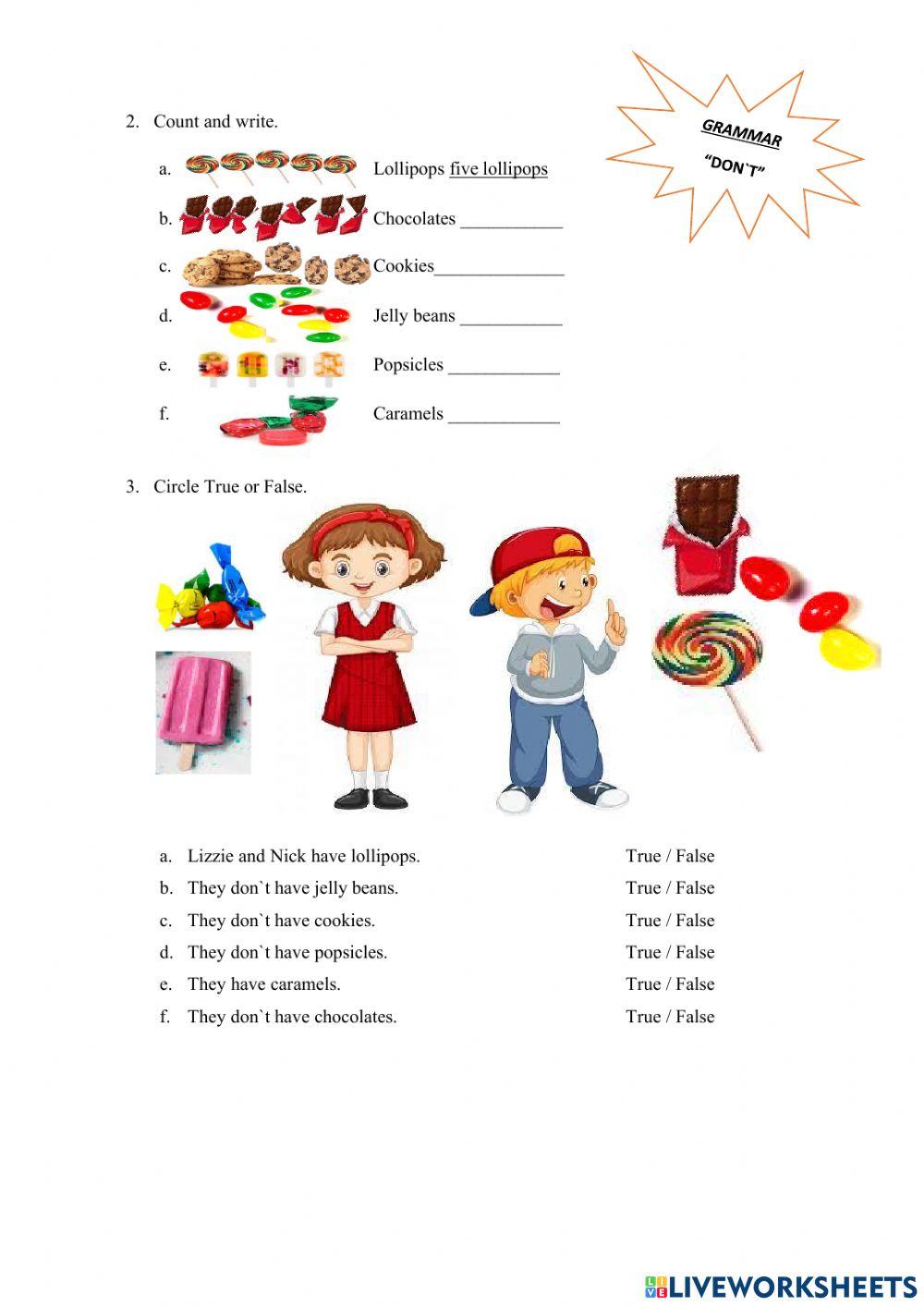 They don-t have cookies