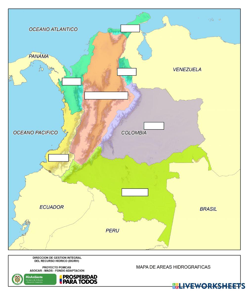 Áreas Hidrográficas de Colombia