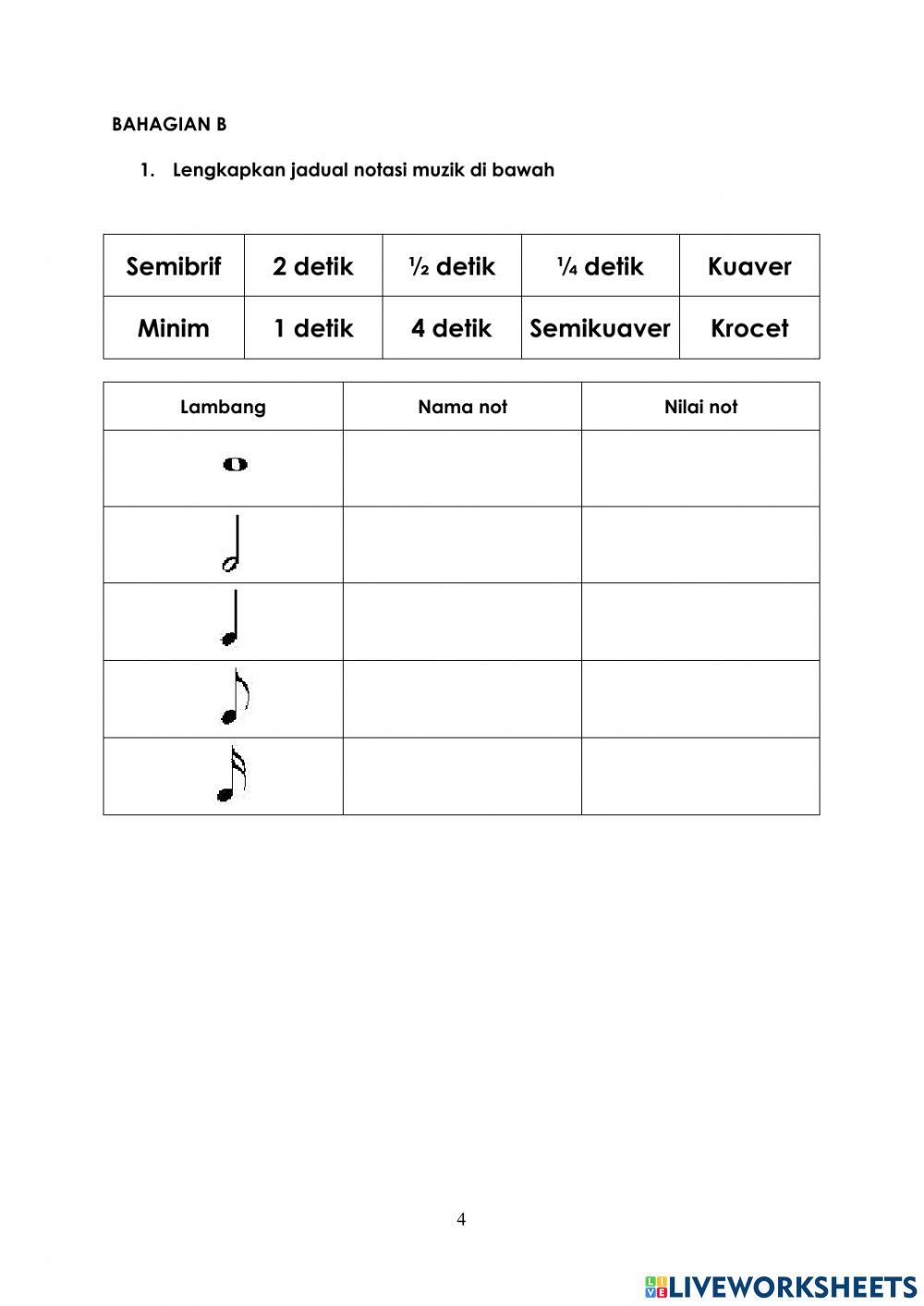 MUZIK TAHUN 5 PENTAKSIRAN PERTENGAHAN TAHUN PdPR 2021