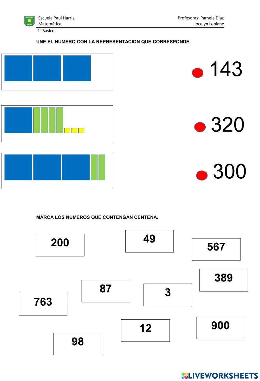 Formando numeros hasta la centena
