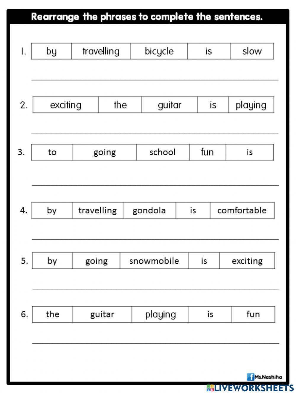 Module 6 Getting Around Worksheets 2 Pdf