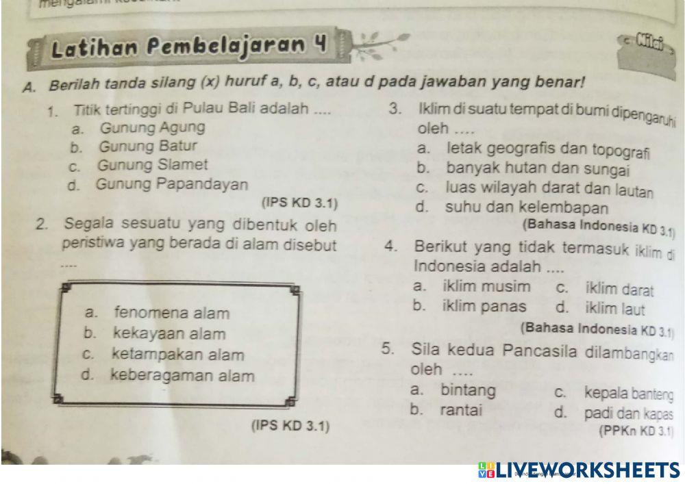 Tema 1 subtema 2 kelas 5 pb 4,5,6