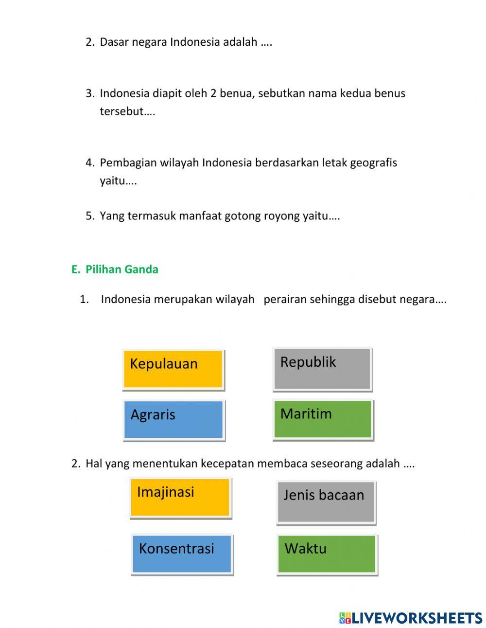 Kelas 5 tema 1 st 1 pb 3&4