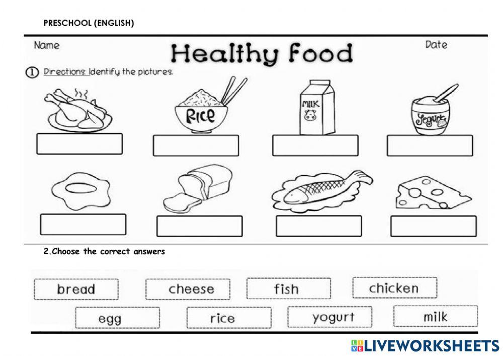 Healthy foods