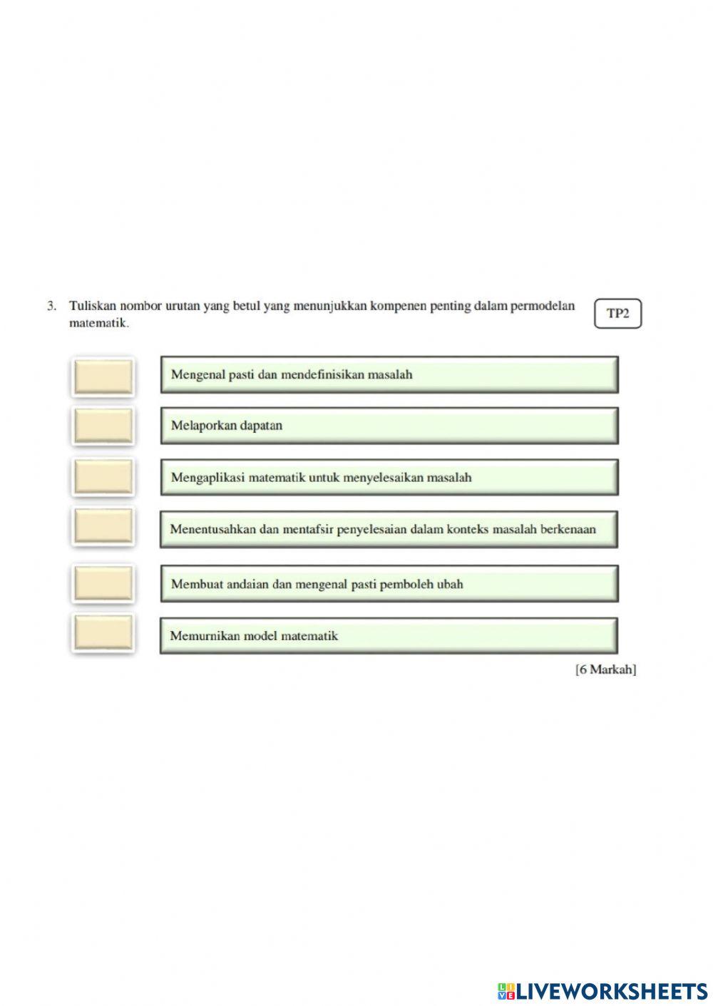 Pemodelan matematik part 1