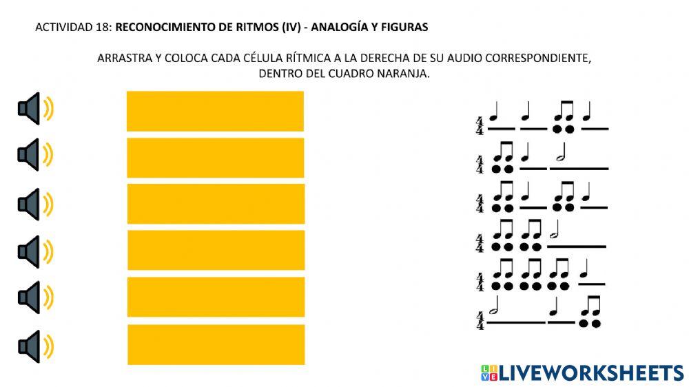 ACTIVIDAD 18: RITMOS IV. ANALOGIA Y FIGURACIÓN