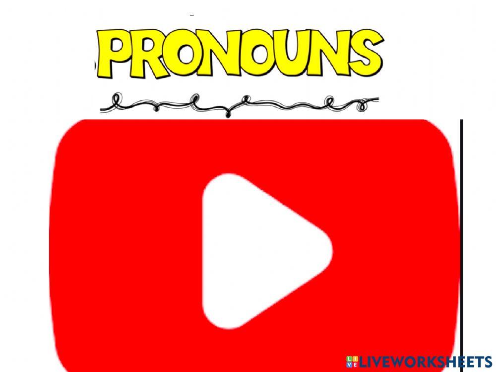 Subject and object pronouns