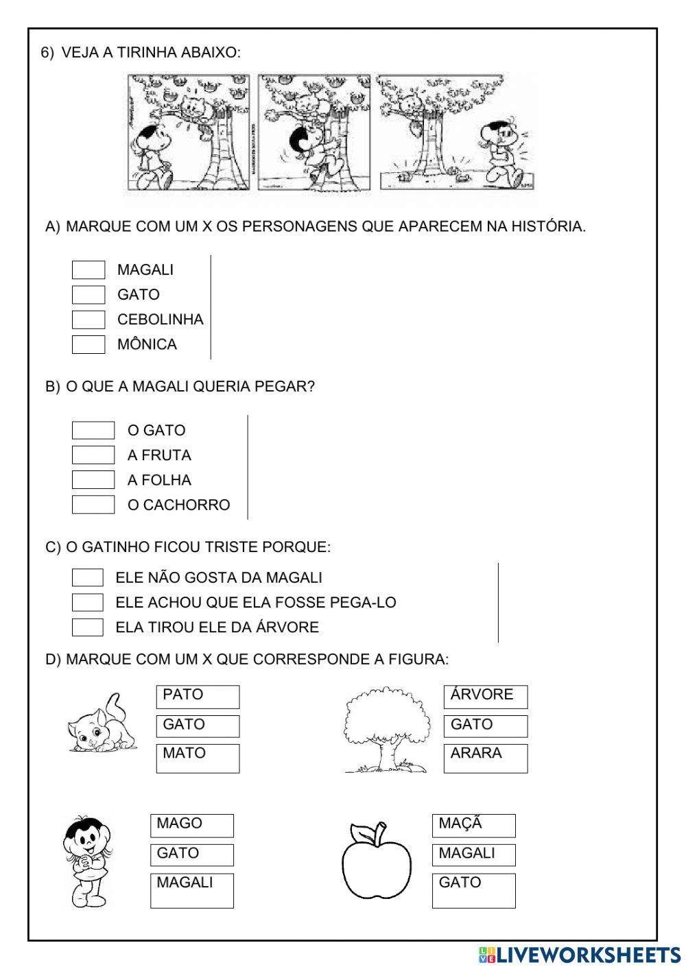 Parlendas e tirinhas