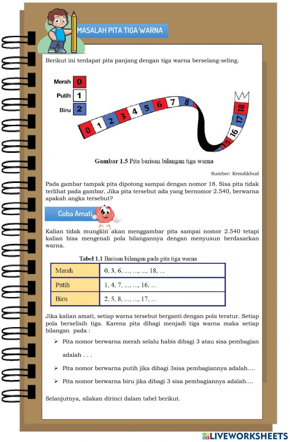 ELKPD 3 Pola Bilangan