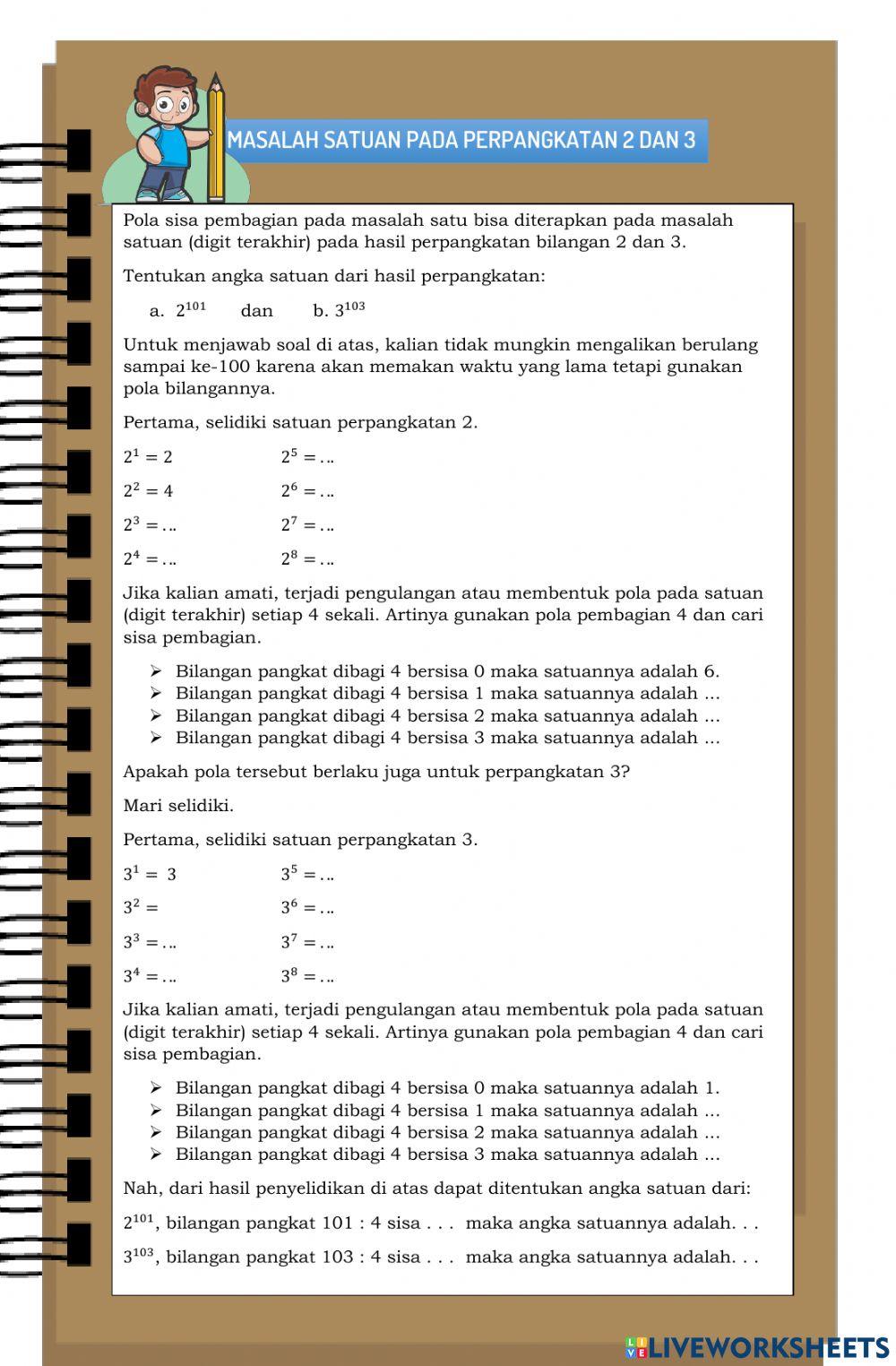 ELKPD 3 Pola Bilangan