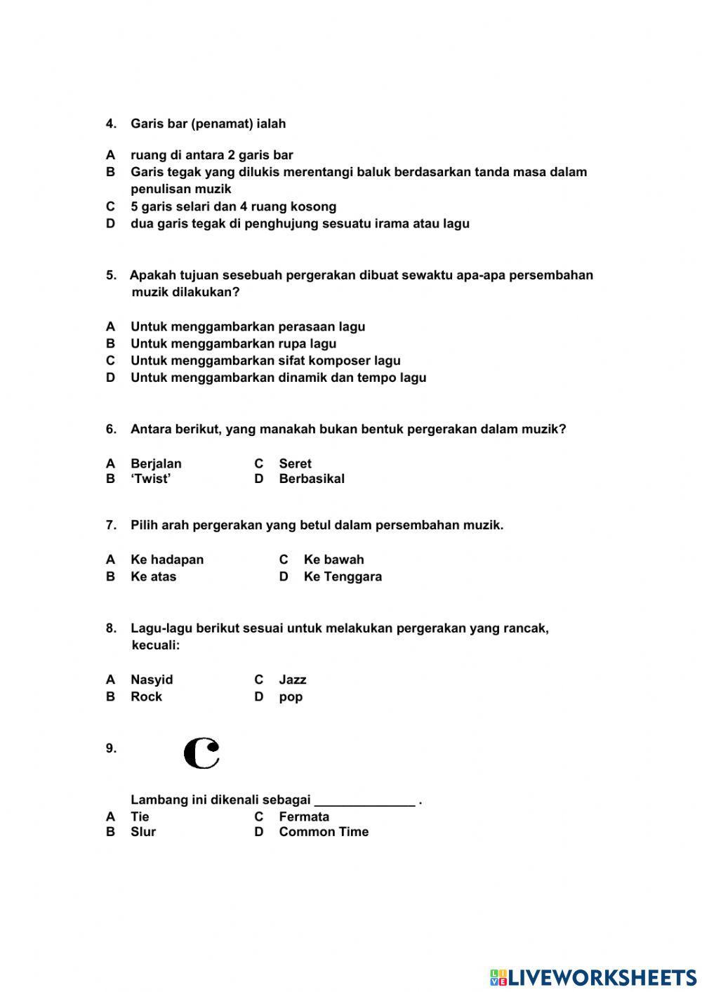 PENTAKSIRAN PERTENGAHAN TAHUN 2021 PEND MUZIK TAHUN 6