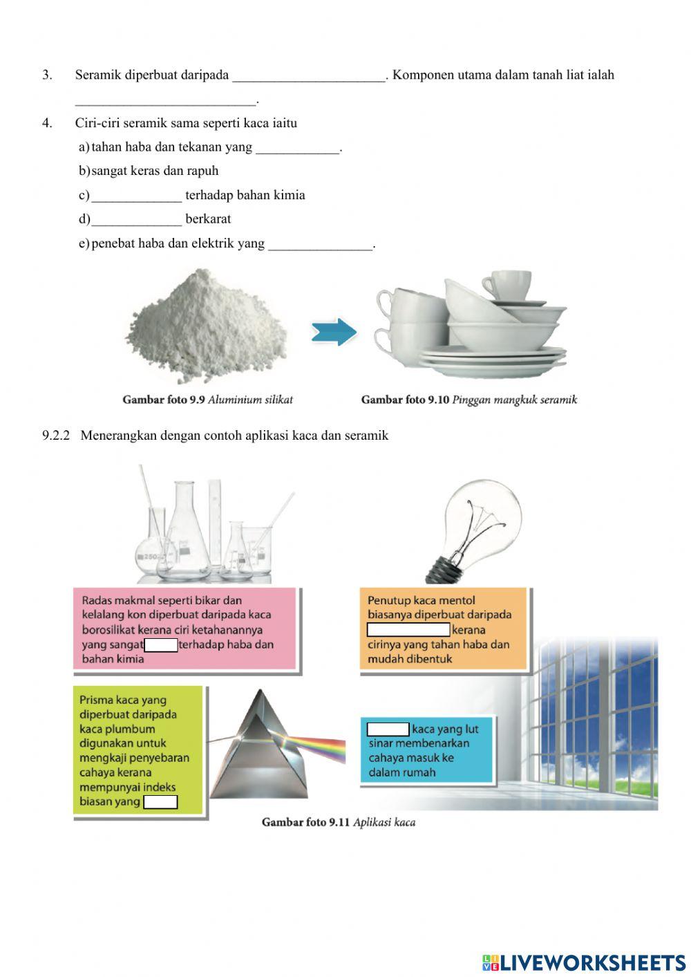 9.2 Kaca dan Seramik