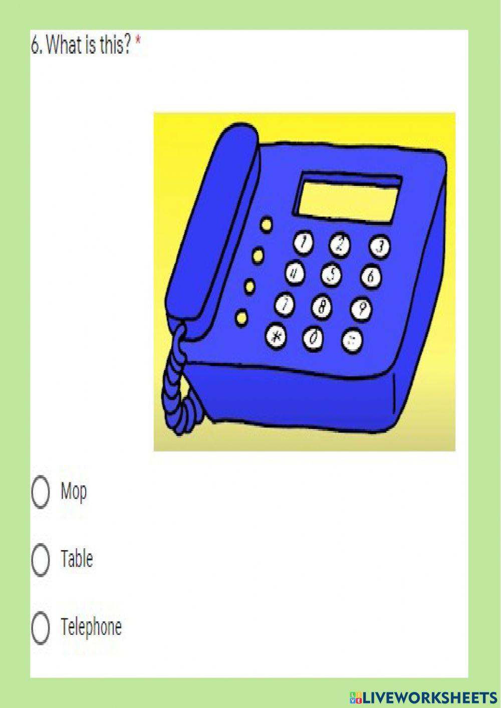 Things Around The House