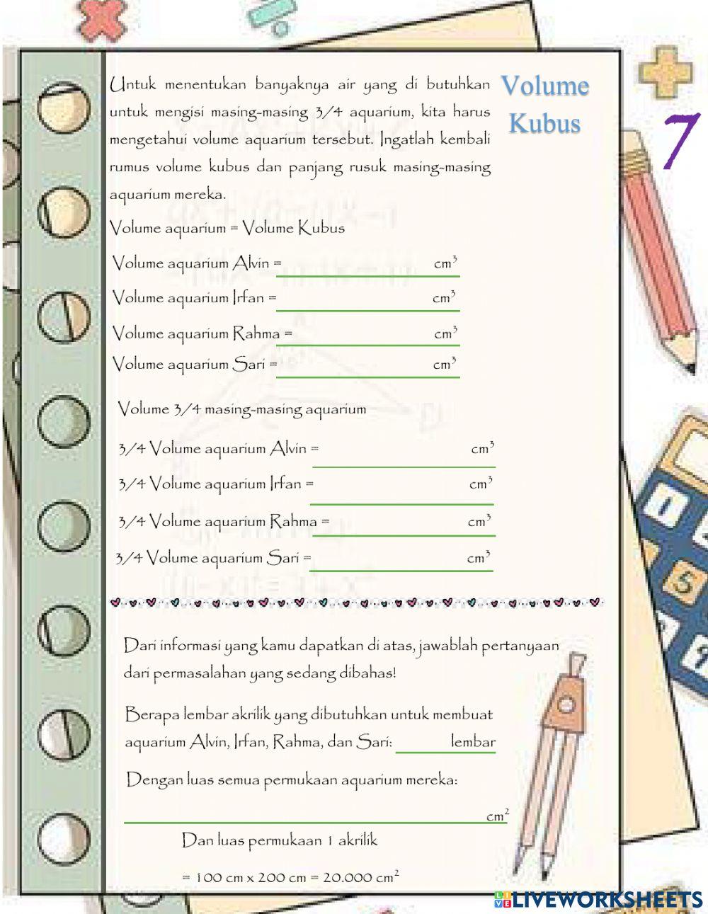 Bangun Ruang Sisi Datar-KUBUS