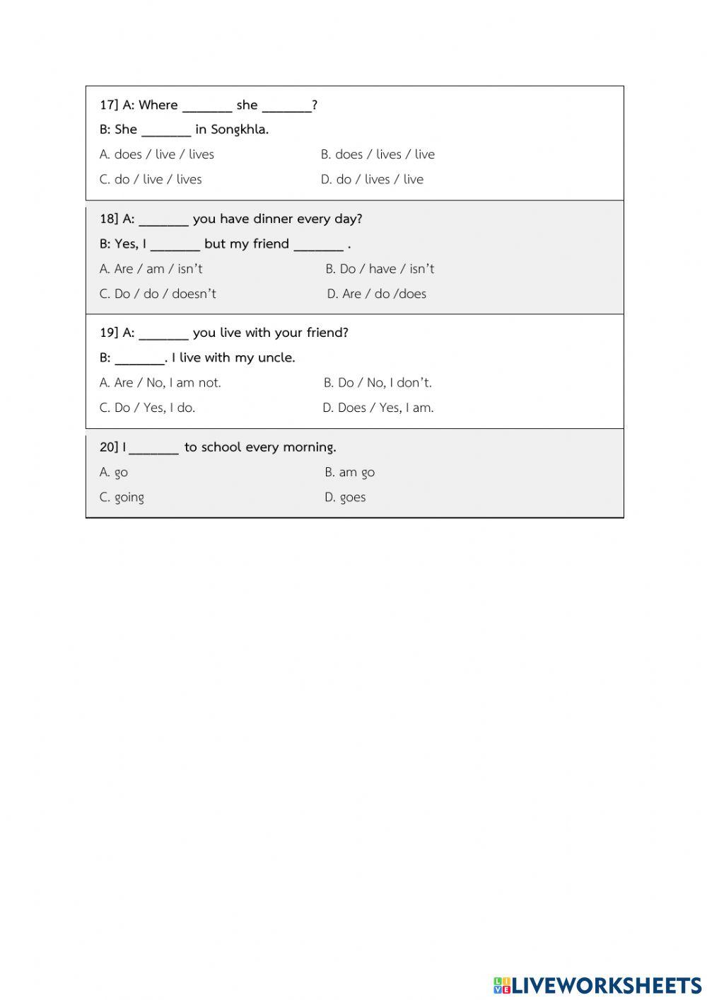 English Test for Matthayom 3 by Ms Nongrak Chansunthorn